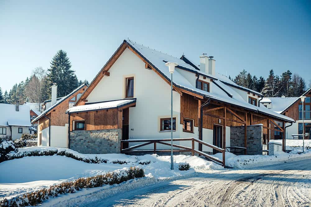 residence lipno zima